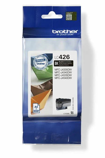 BROTHER tinta negra para MFCJ4340DW/MFCJ4540DW/MFCJ4540DWXL LC426BK BROTHER tinta negra para MFCJ4340DW/MFCJ4540DW/MFCJ4540DWXL LC426BK