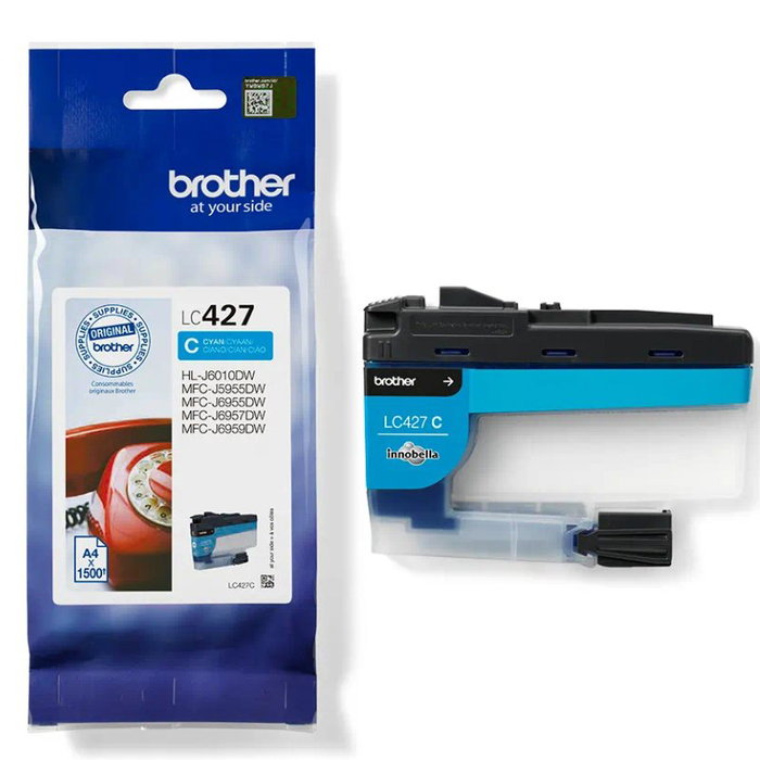 Brother LC427C Cartucho de Tinta Cian Brother LC427C Cartucho de Tinta Cian