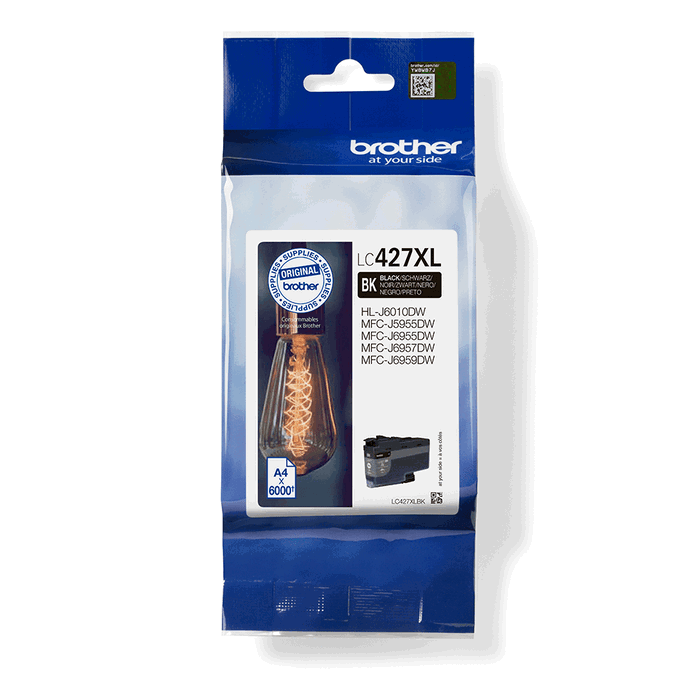 Brother Cartucho de Tinta LC427XLBK Negro Alta Capacidad