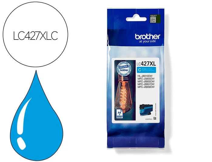 Brother LC427XLC Cian Cartucho de Tinta XL