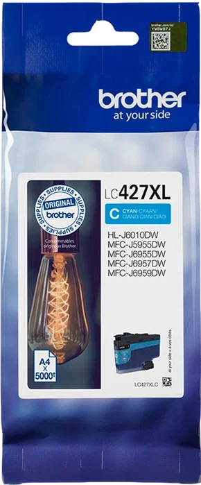 Brother LC427XLC Cian Cartucho de Tinta XL Brother LC427XLC Cian Cartucho de Tinta XL