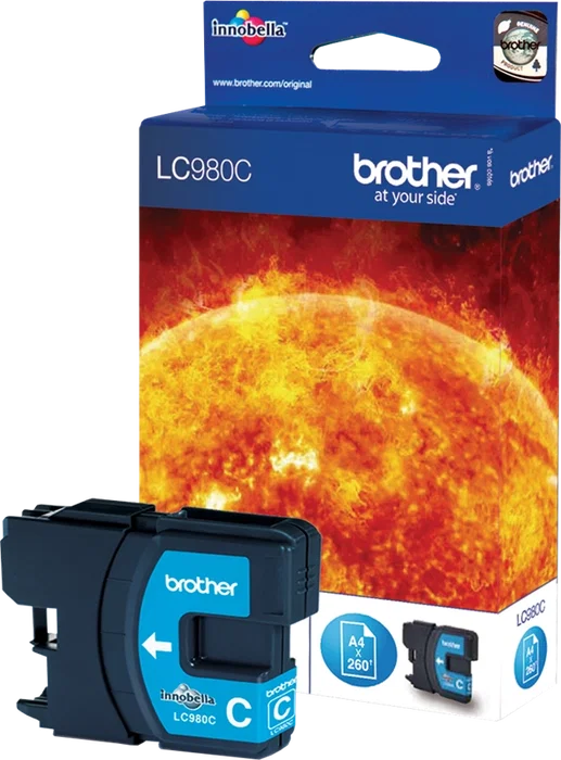 Brother Cartucho de Tinta LC980C Cian