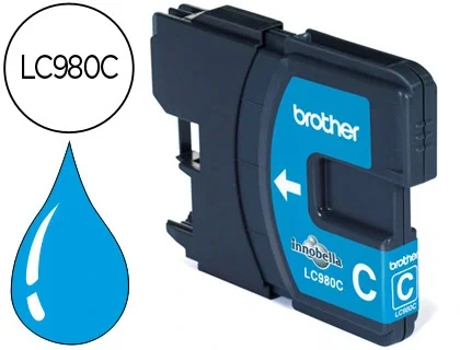 Brother Cartucho de Tinta LC980C Cian