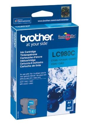 Brother Cartucho de Tinta LC980C Cian