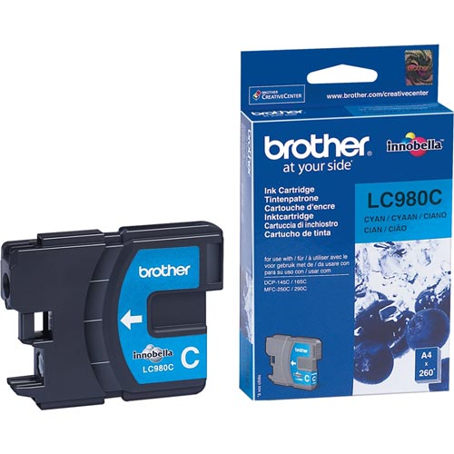 Brother Cartucho de Tinta LC980C Cian