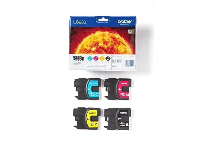 Brother LC980VALBP Multipack de 4 Cartuchos de Tinta Original
