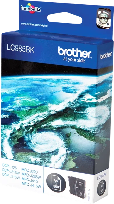 Brother LC985BK Cartucho de Tinta Negro - 300 Páginas Brother LC985BK Cartucho de Tinta Negro - 300 Páginas