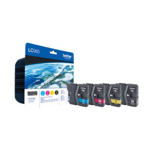 Brother LC985VALBP Multipack de Cartuchos de Tinta Negro, Cian, Magenta y Amarillo Brother LC985VALBP Multipack de Cartuchos de Tinta Negro, Cian, Magenta y Amarillo