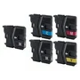 Brother LC985VALBP Multipack de Cartuchos de Tinta Negro, Cian, Magenta y Amarillo