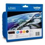 Brother LC985VALBP Multipack de Cartuchos de Tinta Negro, Cian, Magenta y Amarillo