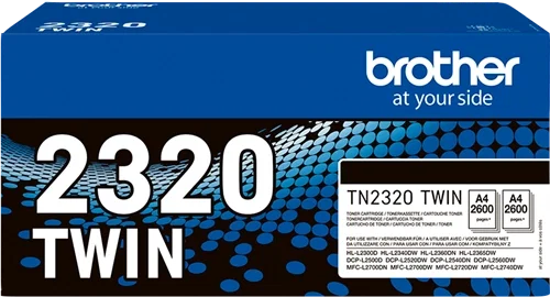 Brother TN2320 Tóner Negro 2600 Páginas Brother TN2320 Tóner Negro 2600 Páginas