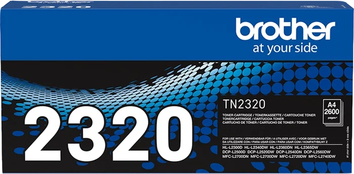 Brother TN2320 Tóner Negro 2600 Páginas Brother TN2320 Tóner Negro 2600 Páginas