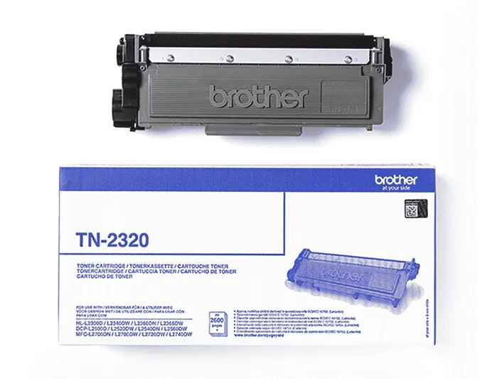 Brother TN-2320 Tóner Negro 2600 Páginas Original Brother TN-2320 Tóner Negro 2600 Páginas Original