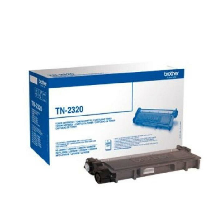 Brother TN-2320 Tóner Negro 2600 Páginas Original Brother TN-2320 Tóner Negro 2600 Páginas Original