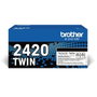 Brother TN2420TWIN Pack de 2 Cartuchos de Tóner Negro XL