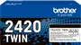 Brother TN2420TWIN Pack de 2 Cartuchos de Tóner Negro XL
