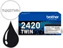 Brother TN2420TWIN Pack de 2 Cartuchos de Tóner Negro XL