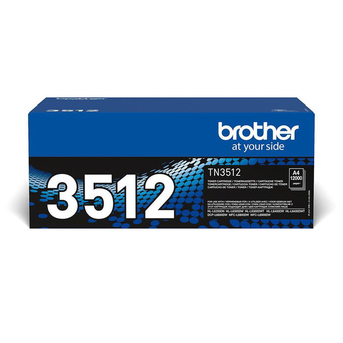 Brother TN-3512 Cartucho de Tóner Negro de Alta Capacidad