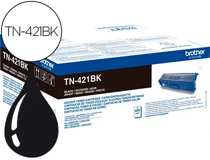 Brother TN-421BK Tóner Negro