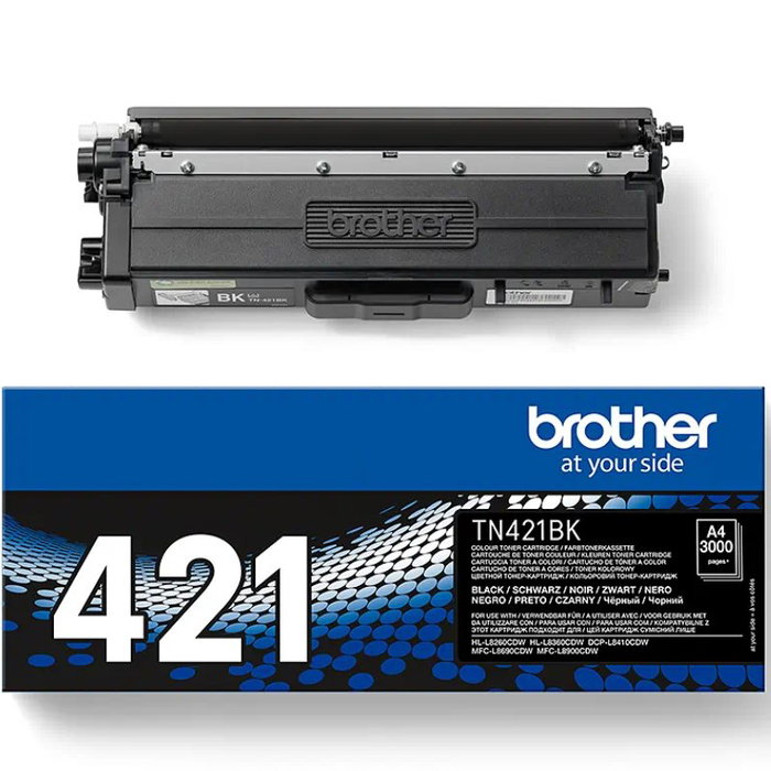 Brother TN-421BK Tóner Negro