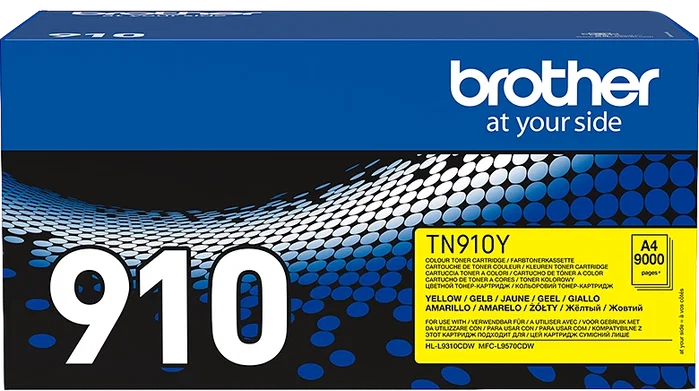 Brother TN910Y Tóner Amarillo 9.000 Páginas