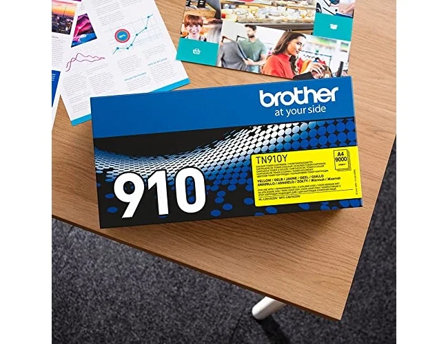 Brother TN910Y Tóner Amarillo 9.000 Páginas