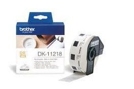 Brother DK-11218 Etiquetas Circulares 24mm Blanco/Negro (1000 unidades) inevitable