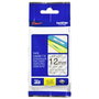 Brother Cinta Laminada TZe-131 Negro sobre Transparente 12mm x 8m