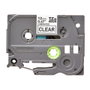 Brother Cinta Laminada TZe-131 Negro sobre Transparente 12mm x 8m