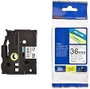 Brother Cinta Laminada TZe-261 36mm x 8m Negro sobre Blanco