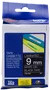Brother TZe-325 Cinta Laminada Blanco sobre Negro 9mm x 8m