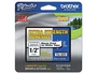 Brother TZe-S231 Cinta Laminada Super Adhesiva 12mm x 8m Blanco/Negro