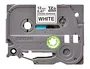 Brother TZe-S231 Cinta Laminada Super Adhesiva 12mm x 8m Blanco/Negro