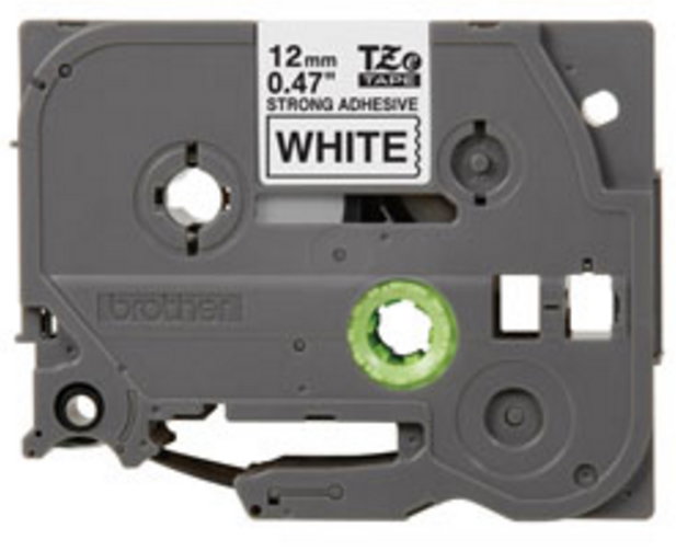 Brother TZe-S231 Cinta Laminada Super Adhesiva 12mm x 8m Blanco/Negro Brother TZe-S231 Cinta Laminada Super Adhesiva 12mm x 8m Blanco/Negro
