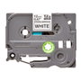 Brother TZe-S231 Cinta Laminada Super Adhesiva 12mm x 8m Blanco/Negro
