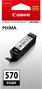 Canon PGI-570PGBK Negro Cartucho de Tinta Original de Pigmento Para PIXMA MG y TS Series. Proporciona un texto nítido y definido. Aprovecha al máximo el rendimiento de tu impresora con tintas originales de Canon. El depósito de tinta de 15 ml permite imprimir hasta 300 páginas en formato A4. <p>Este cartucho de tinta de pigmento negro es ideal para documentos en papel normal, garantizando textos nítidos y duraderos.</p> <ul> <li>Marca: Canon</li> <li>Modelo: PGI-570PGBK</li> <li>Color: Negro (Pigmento negro)</li> <li>Capacidad de tinta: 15 ml</li> <li>Rendimiento estimado: Hasta 300 páginas (A4)</li> <li>Tecnología de impresión: Inyección de tinta</li> <li>Compatibilidad: PIXMA MG5750, MG5751, MG5752, MG5753, MG6850, MG6851, MG6852, MG6853, MG7750, MG7751, MG7752, MG7753, TS5050, TS5051, TS5053, TS5055, TS6050, TS6051, TS6052, TS8050, TS8051, TS8052, TS8053, TS9050, TS9055</li> </ul></div>