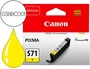 Canon CLI-571Y Cartucho de Tinta Amarillo para PIXMA