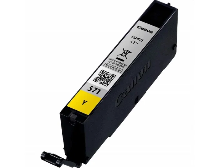 Canon CLI-571Y Cartucho de Tinta Amarillo para PIXMA Canon CLI-571Y Cartucho de Tinta Amarillo para PIXMA