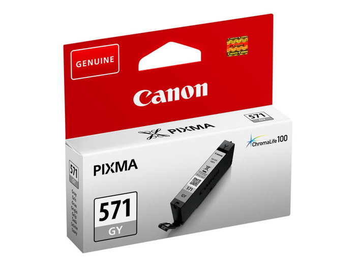 Canon CLI-571GY Cartucho Tinta Gris Original para Pixma MG7750, MG7751, MG7752, MG7753