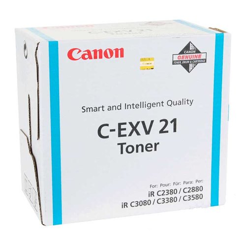 Canon Cartucho de Tóner C-EXV 21 Cian