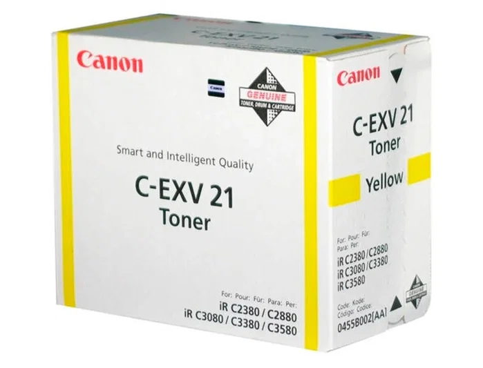 Canon Toner EXV21Y Amarillo Original para impresoras IRC2380 e IRC2880