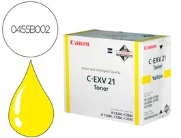 Canon Toner EXV21Y Amarillo Original para impresoras IRC2380 e IRC2880