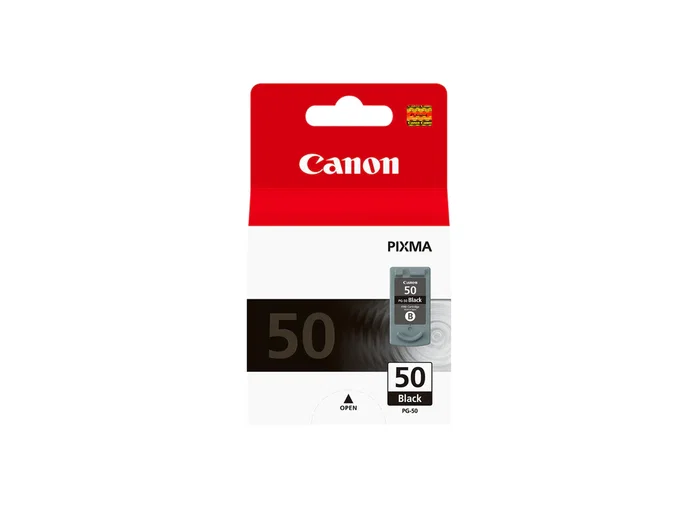 Canon Cartucho de Tinta Original Negro PG-50/0616B001 para Impresora PIXMA iP2200, Pixma MX300, MP460 - 1 Unidad
