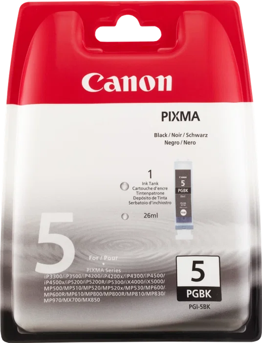 Canon PGI-5BK Negro Cartucho de Tinta Original Canon PGI-5BK Negro Cartucho de Tinta Original