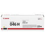 Canon Cartucho de Tóner 046H Amarillo Alto Rendimiento (XL) 046HY