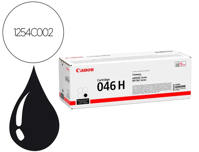 Canon Cartucho de Tóner 046H Negro XL Canon Cartucho de Tóner 046H Negro XL