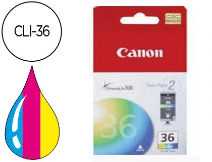 Canon CLI-36 Cartucho de Tinta Tricolor