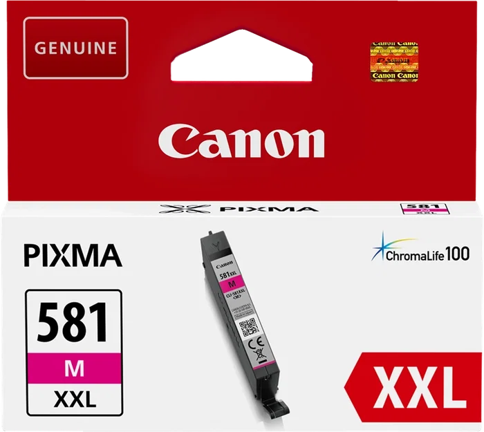 Canon CLI-581MXXL Cartucho de Tinta Magenta XXL Alta Capacidad de 11,7 ml para PIXMA TS y TR series Canon CLI-581MXXL Cartucho de Tinta Magenta XXL Alta Capacidad de 11,7 ml para PIXMA TS y TR series