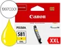 Canon CLI-581Y XXL Amarillo, Cartucho de Tinta Original para PIXMA