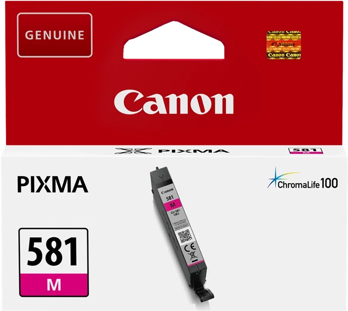 Canon CLI-581M Magenta Cartucho de Tinta Original Canon CLI-581M Magenta Cartucho de Tinta Original